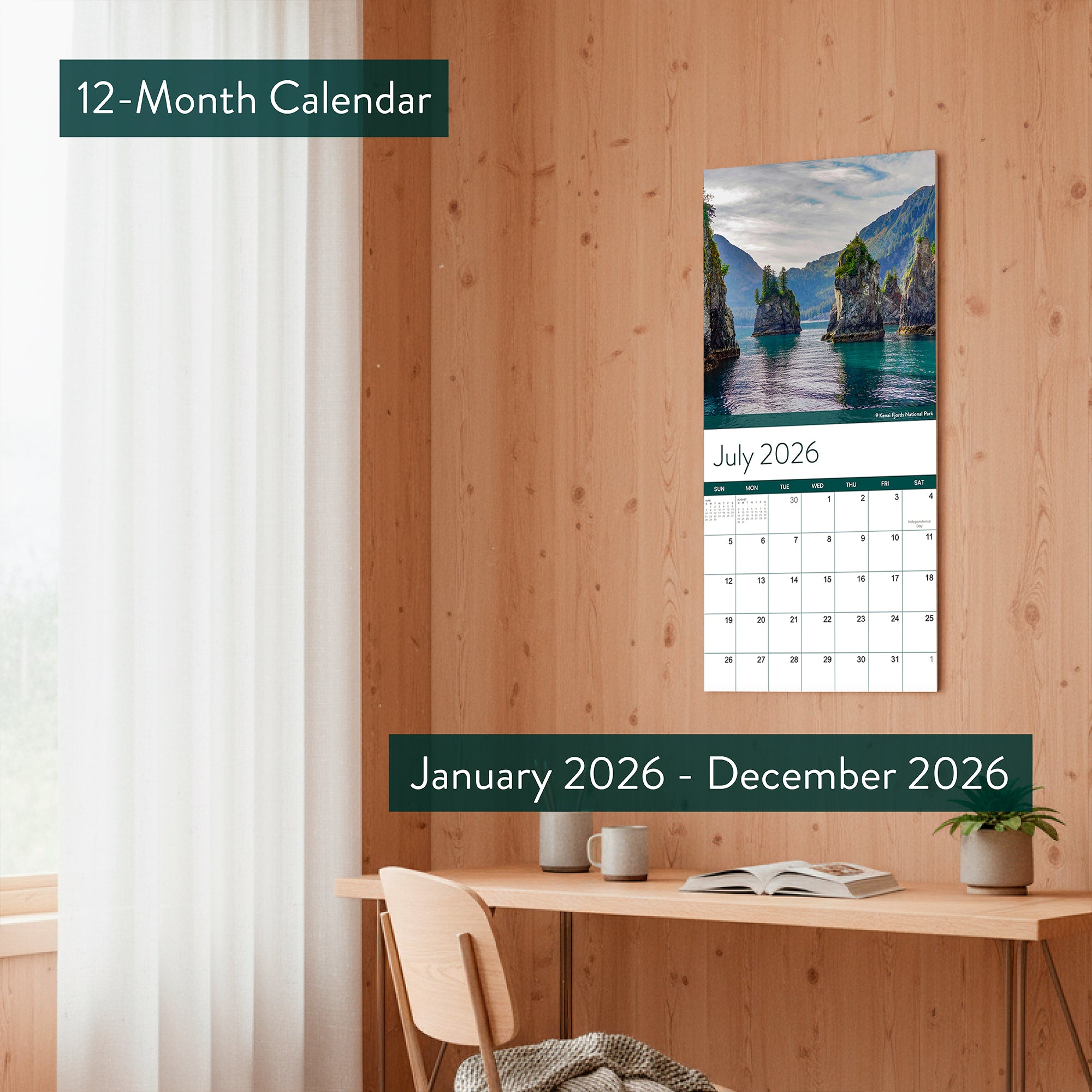2026 National Parks Wall Calendar