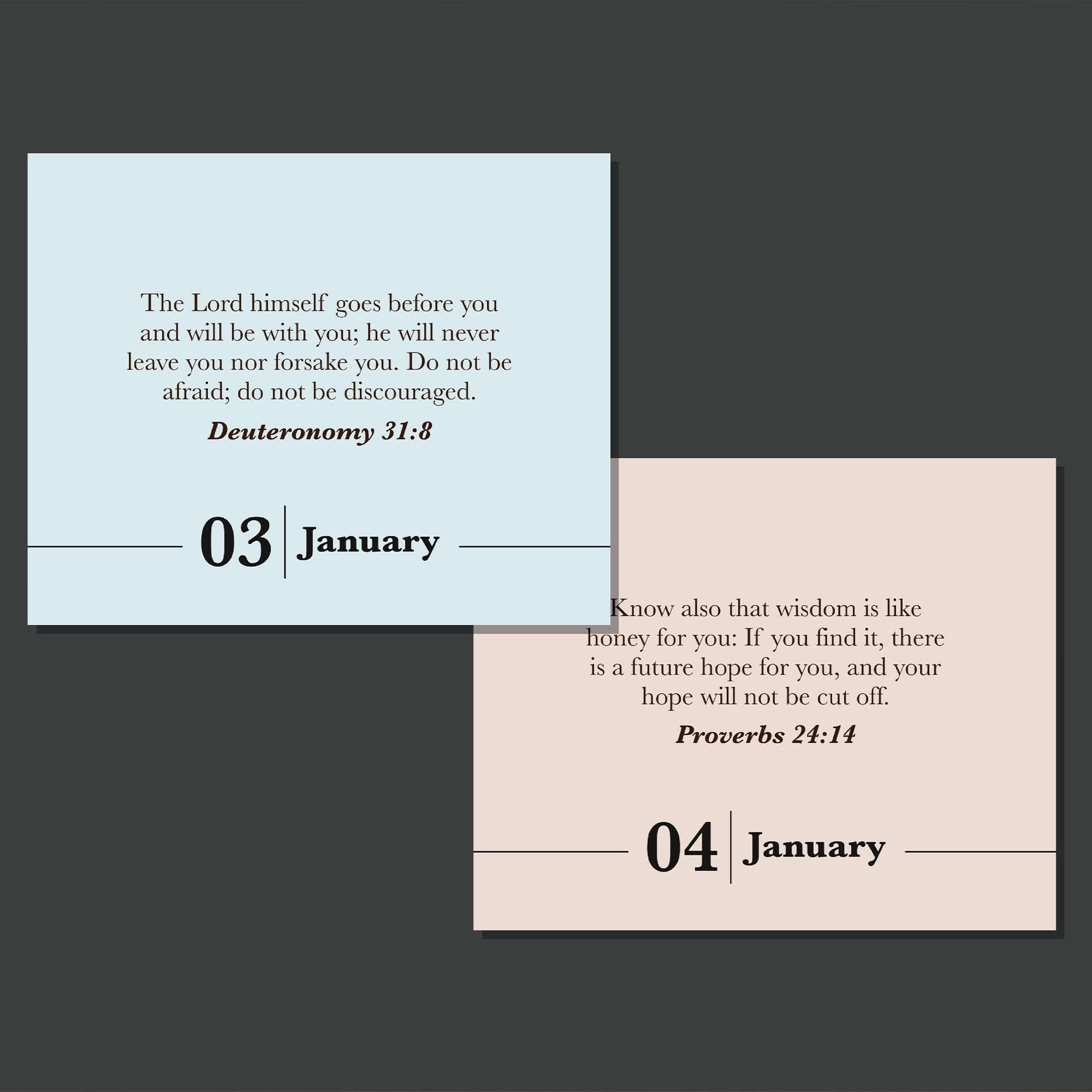 Verse A Day Perpetual Calendar