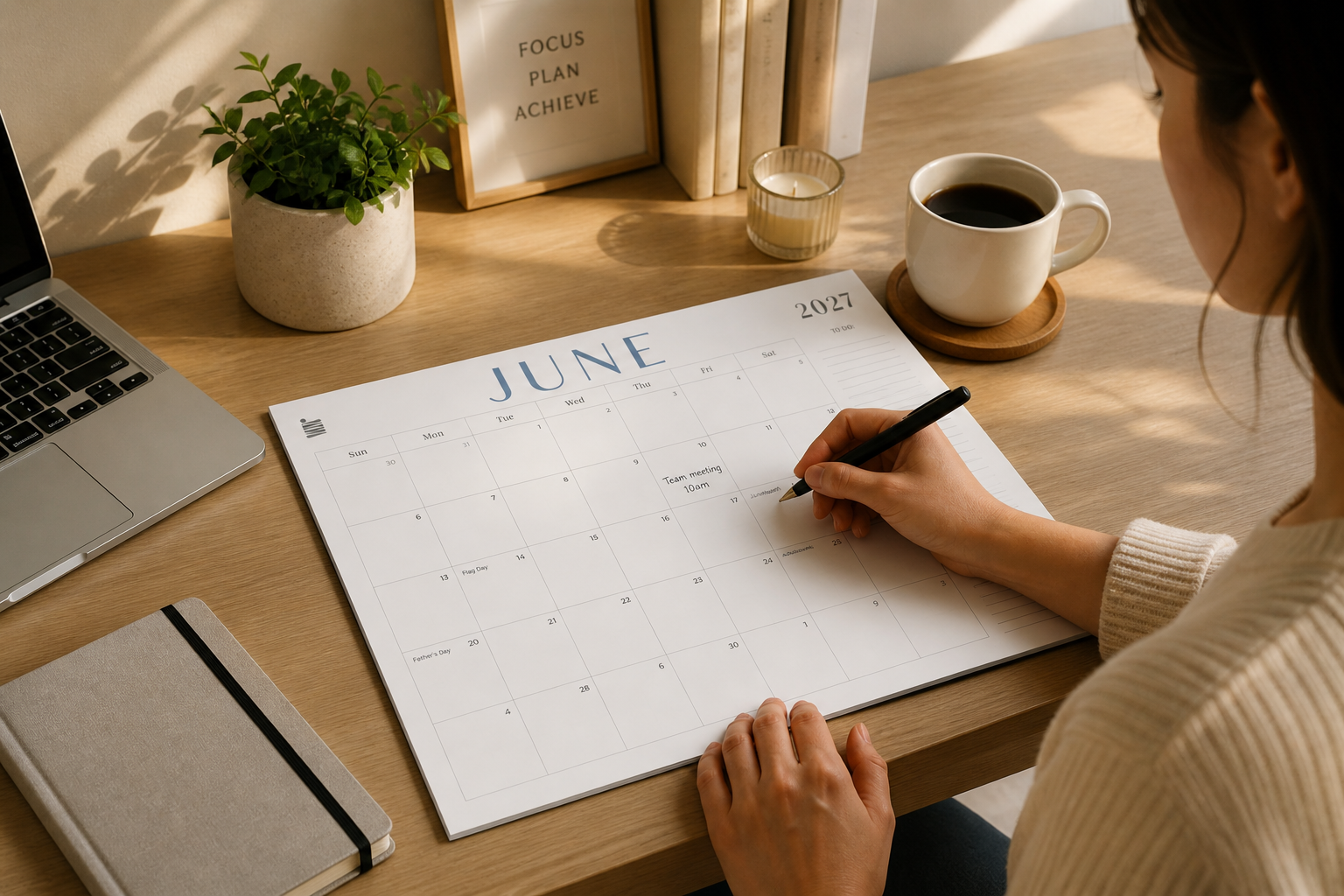 10 Benefits of Using a Flat Desk Calendar