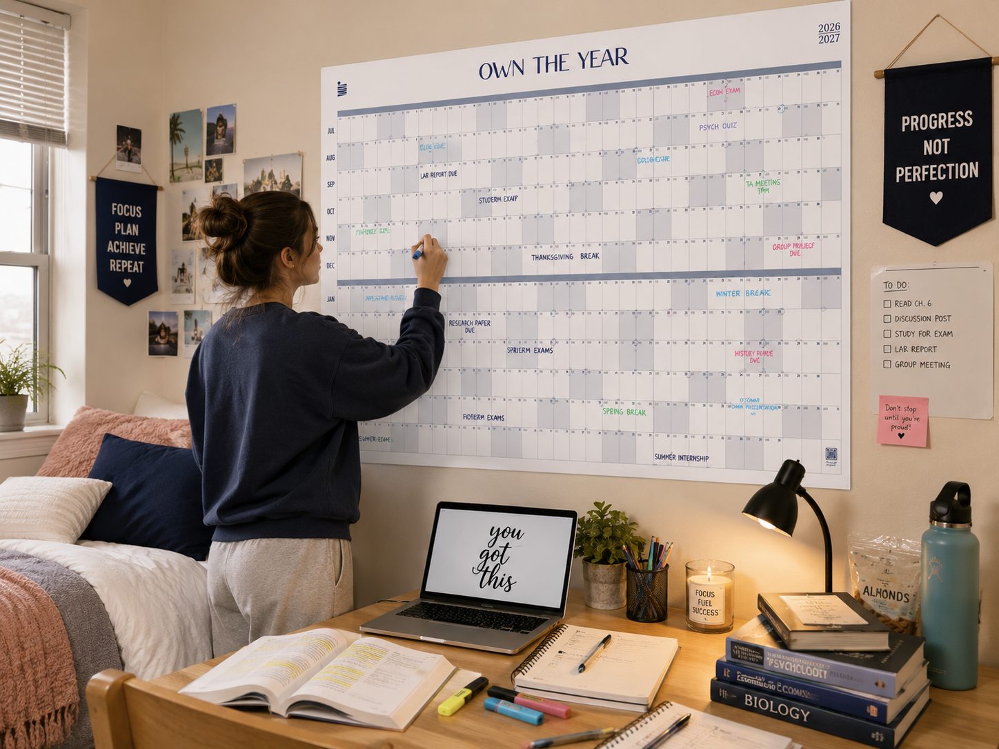 2026-2027 Midyear/Academic Own The Year Calendar