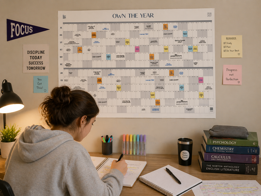  Academic Giant Dry-Erase Wall Calendar 