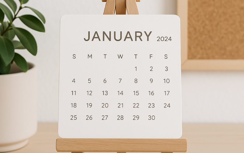 Creative Ways to Display Your Desktop Calendar