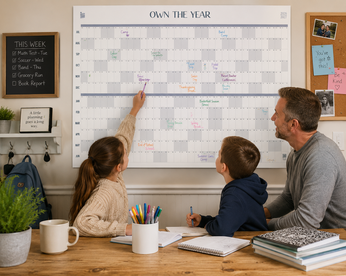 2026-2027 Midyear/Academic Own The Year Calendar