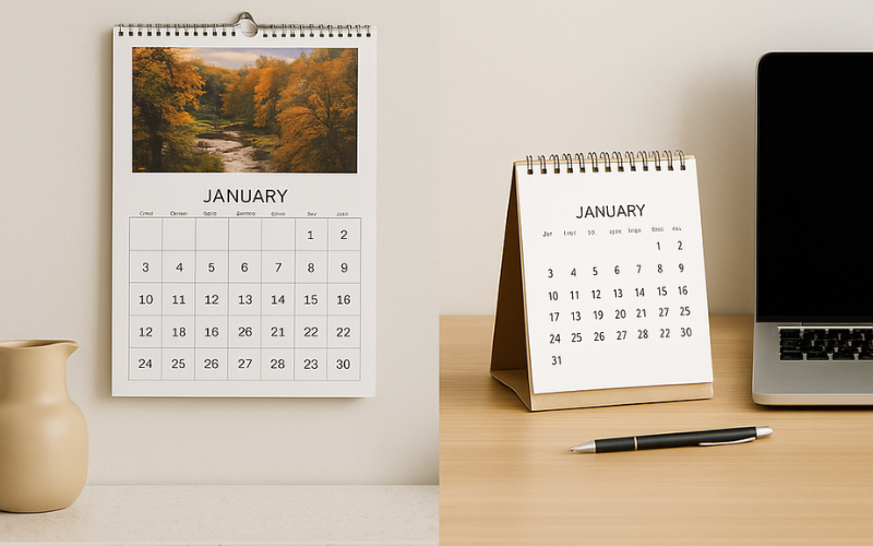 Wall Calendar vs. Desktop Calendar: Which One Fits Your Lifestyle Best?