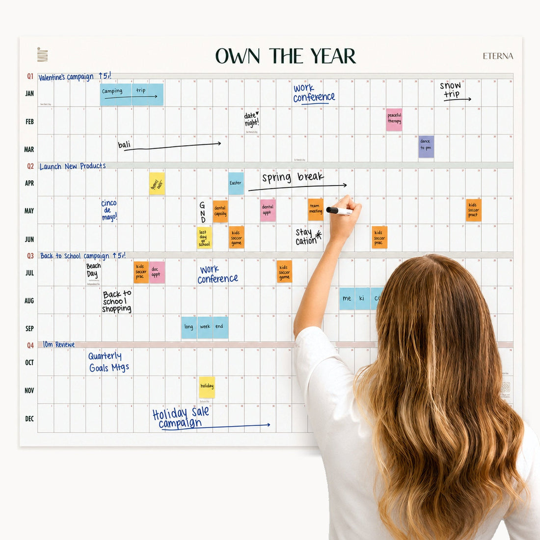 Undated Own The Year Calendar by Eterna Goods