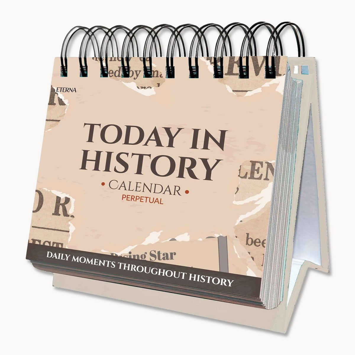 Today In History Perpetual Calendar by Eterna Goods