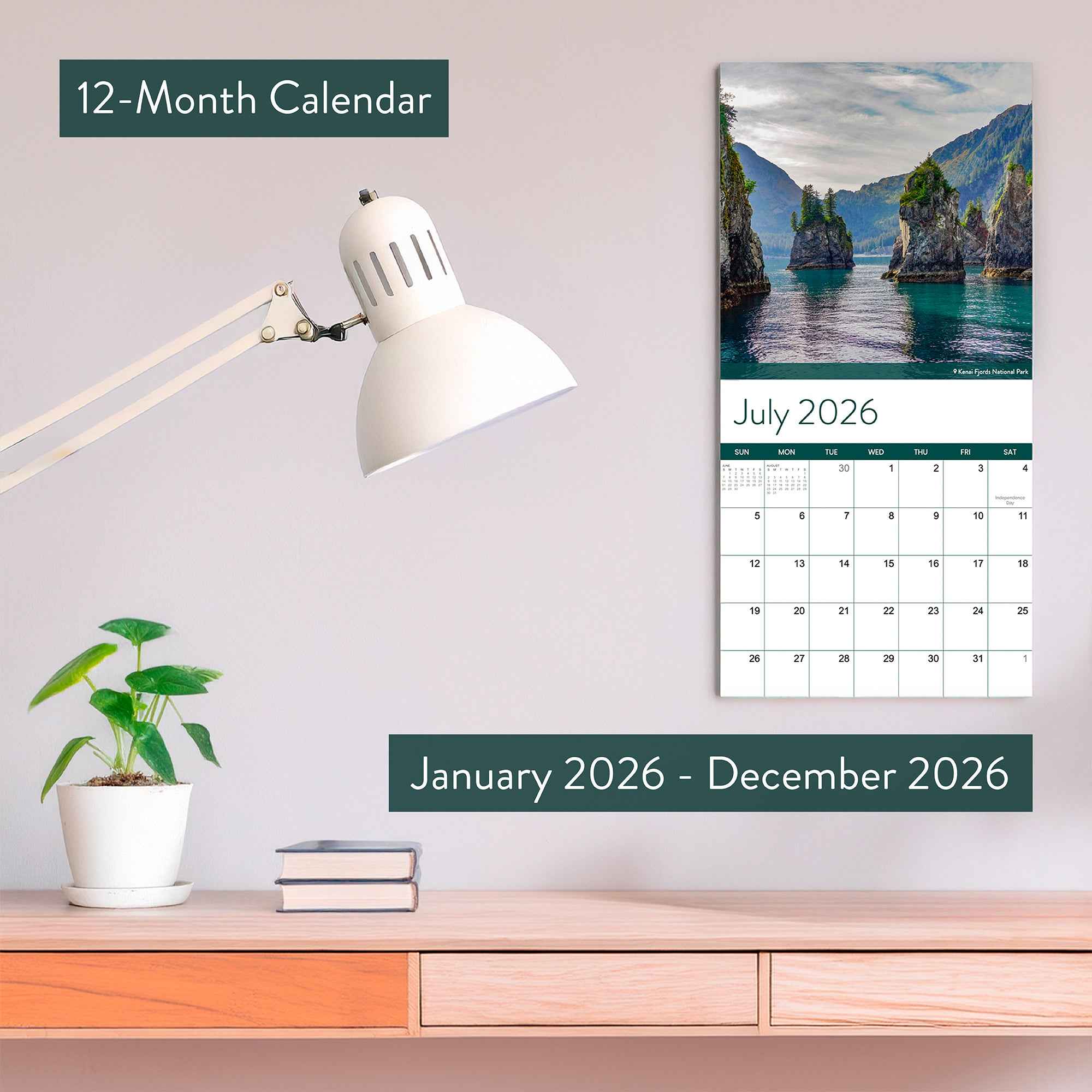 2026 National Parks Wall Calendar