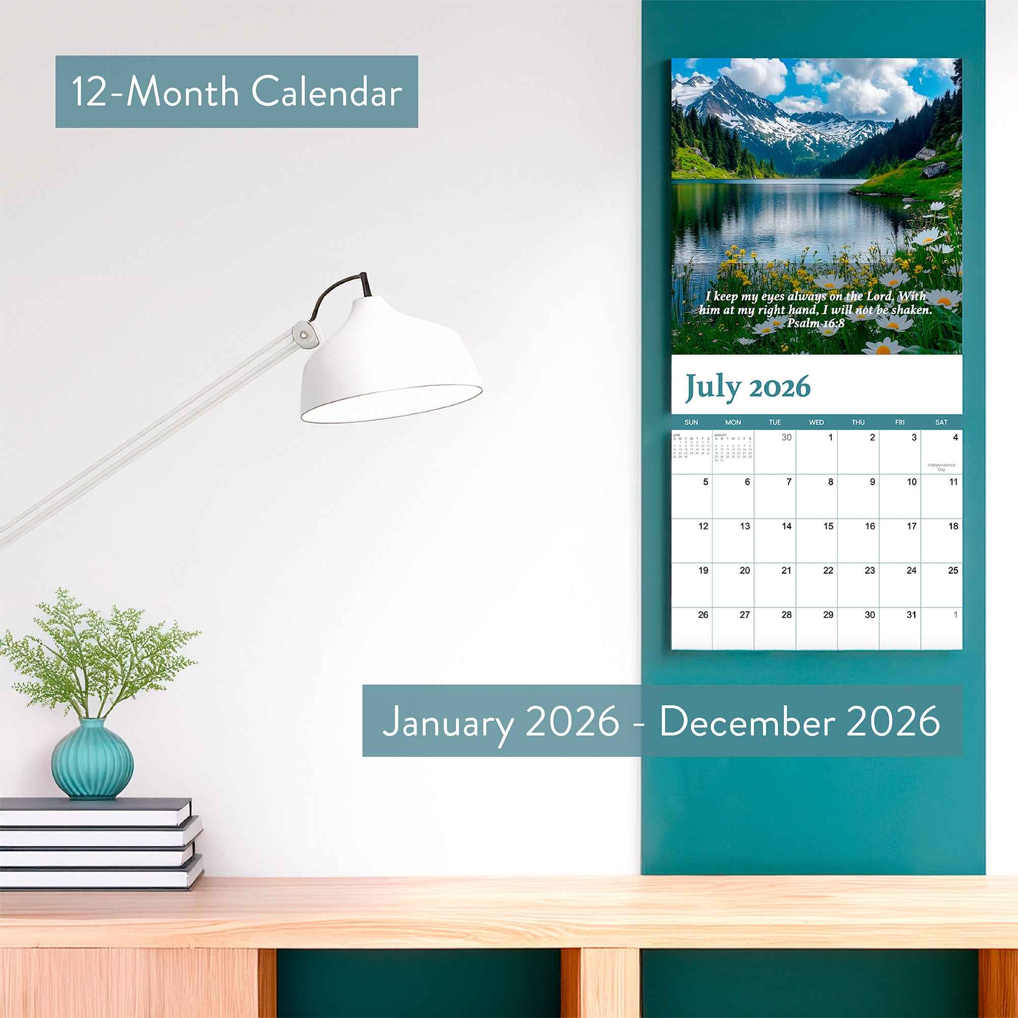 2026 Bible Verse Wall Calendar