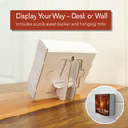 The 2026 Verse A Day Calendar by Hannah Faith is featured on a desk with a sturdy easel back; an inset shows it hung on a wall. It's the perfect mindfulness gift, offering daily inspiration and verses for mindful living.