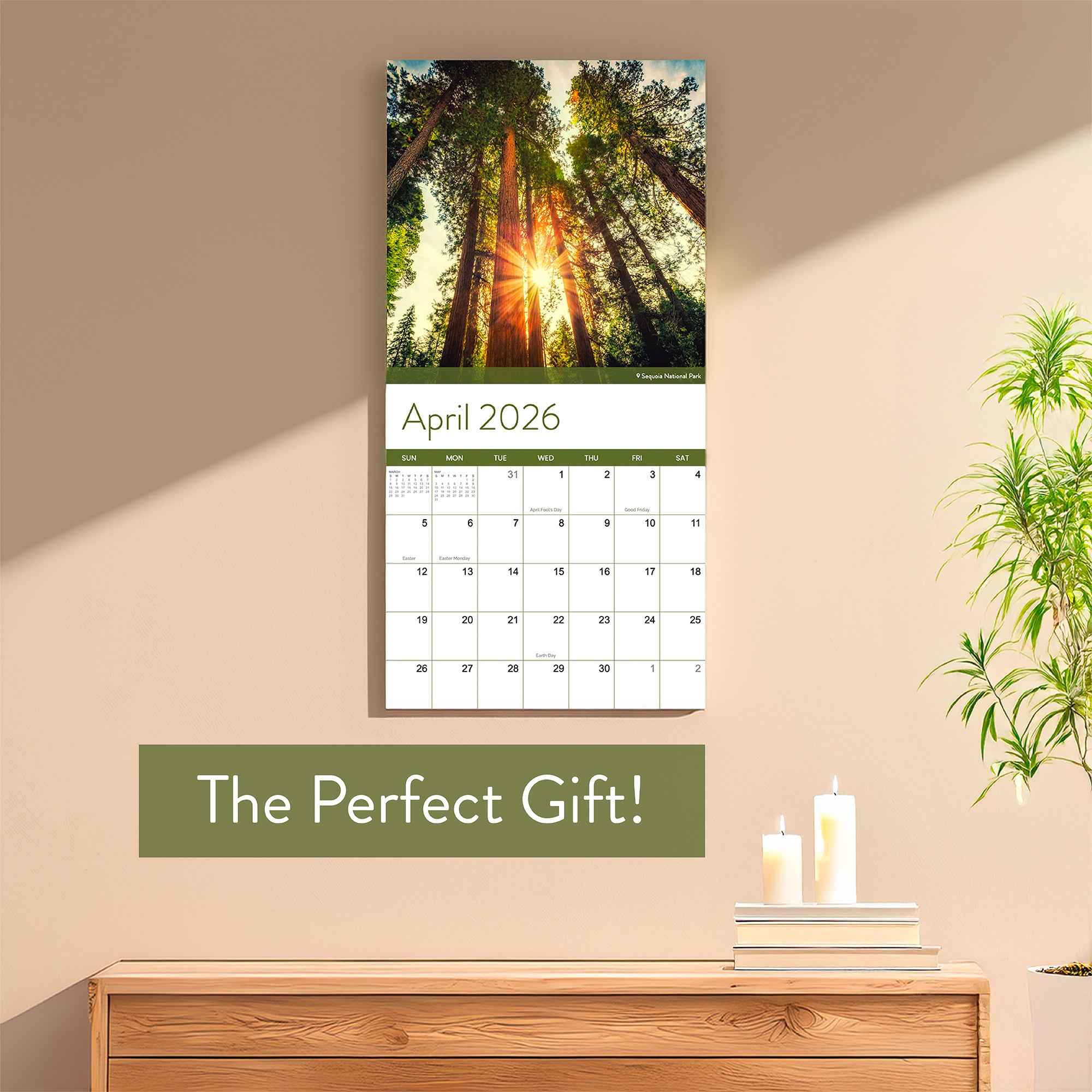 2026 National Parks Wall Calendar