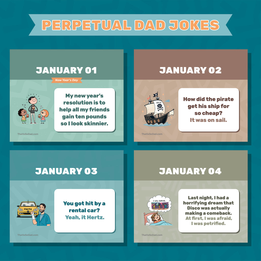 Perpetual Dad Joke Calendar