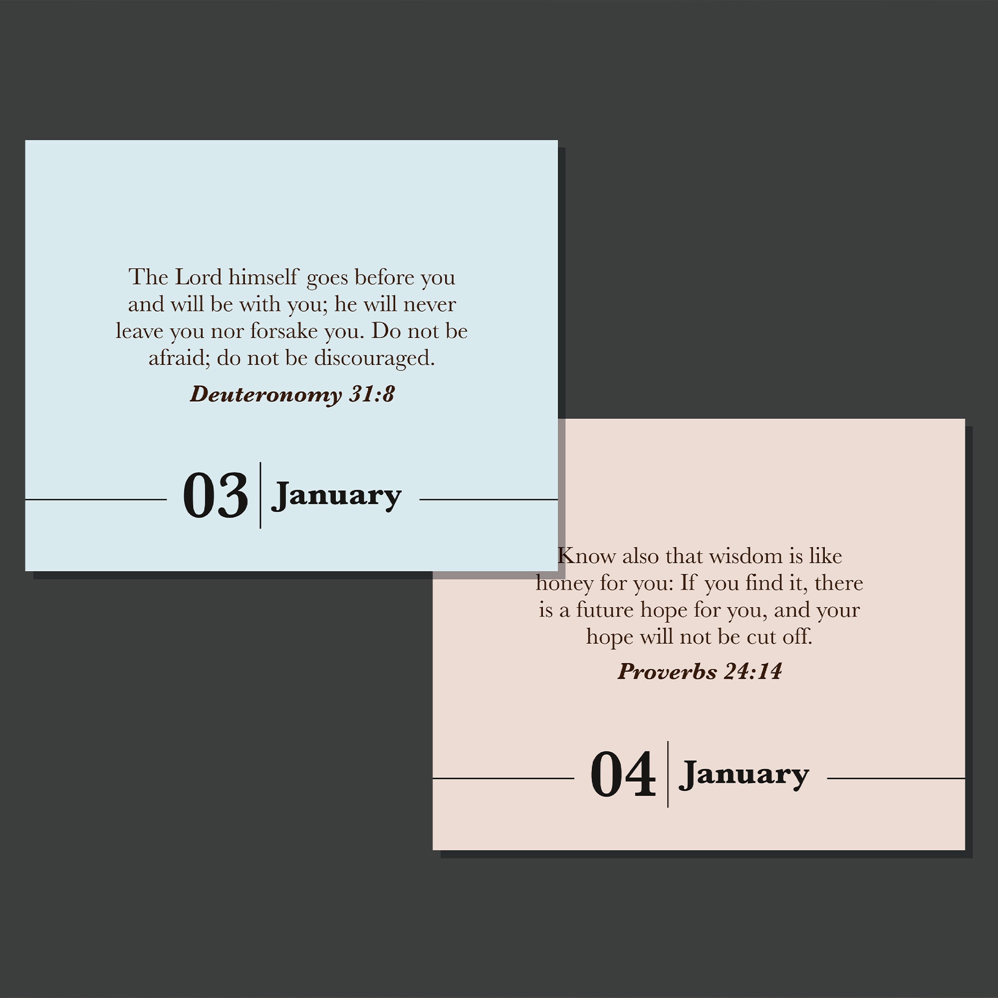 Verse A Day Perpetual Calendar
