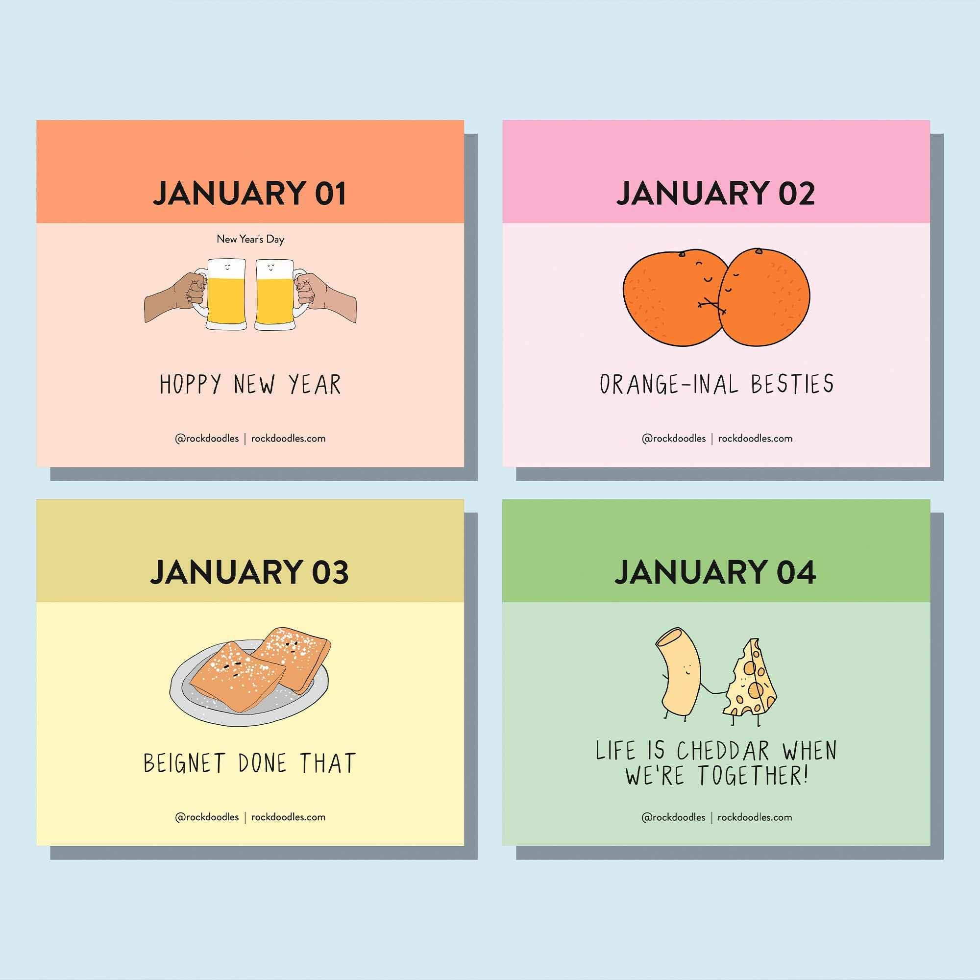 A Pun A Day Perpetual Calendar
