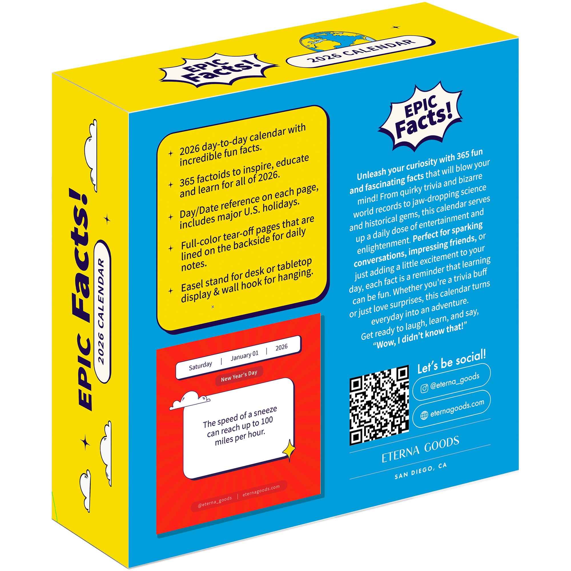 2026 Epic Facts Calendar