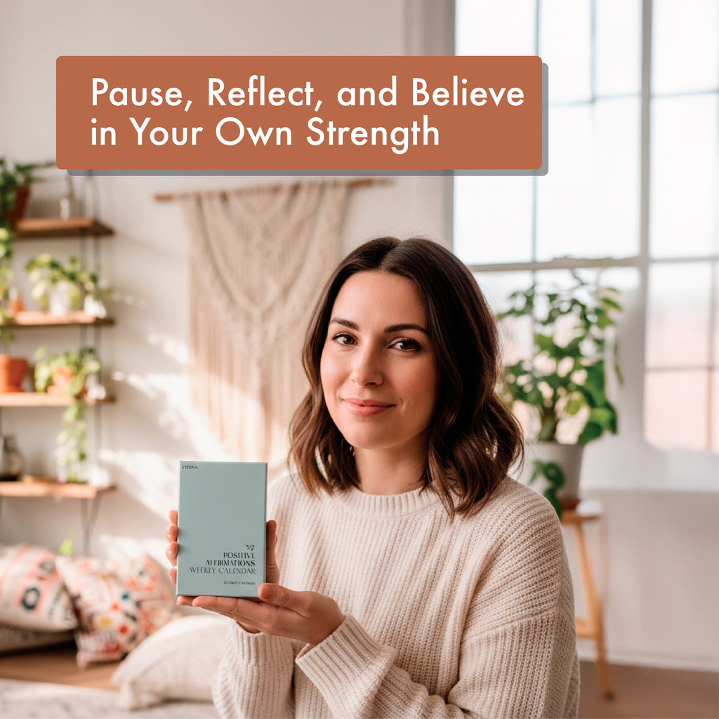 Positive Affirmation Cards Weekly Calendar | 52 Aesthetic Encouragement Mindfulness Desk Cards for Every Week of the Year