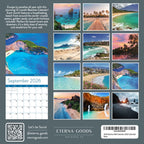 2026 Beaches Wall Calendar