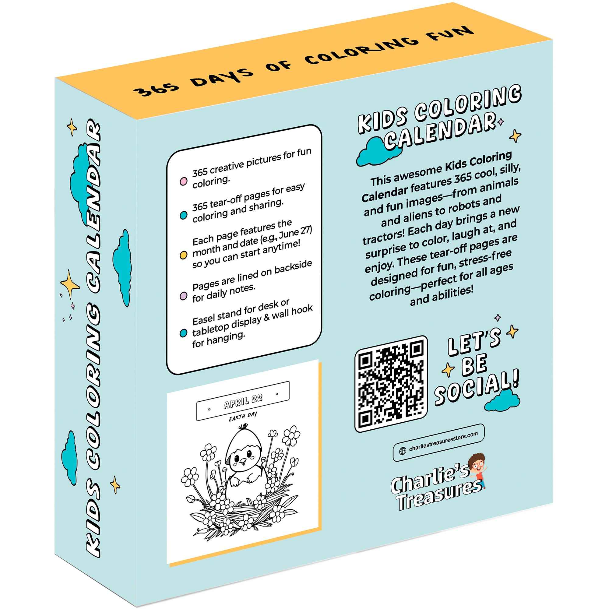 Kids Coloring Calendar