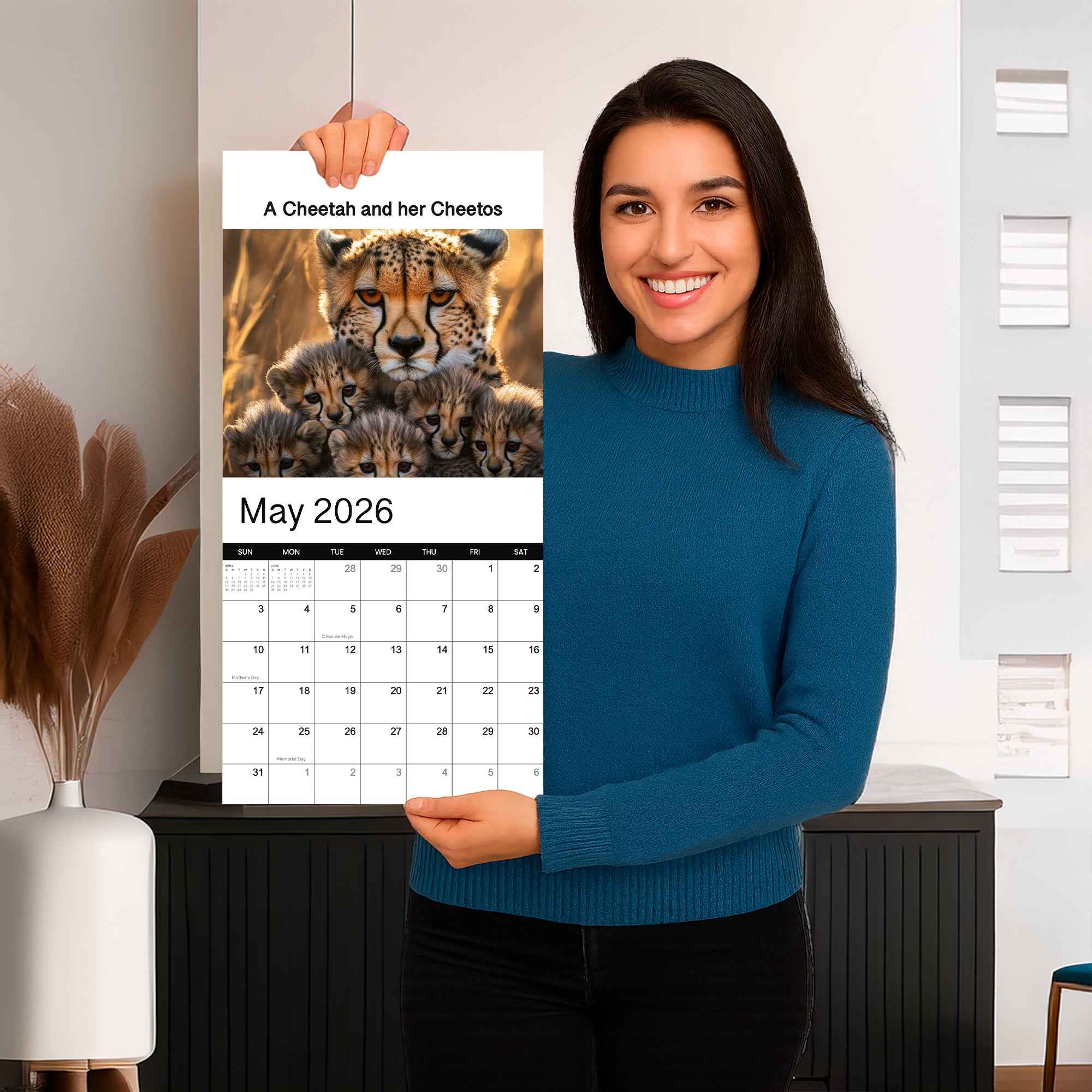 2026 Meme Wall Calendar