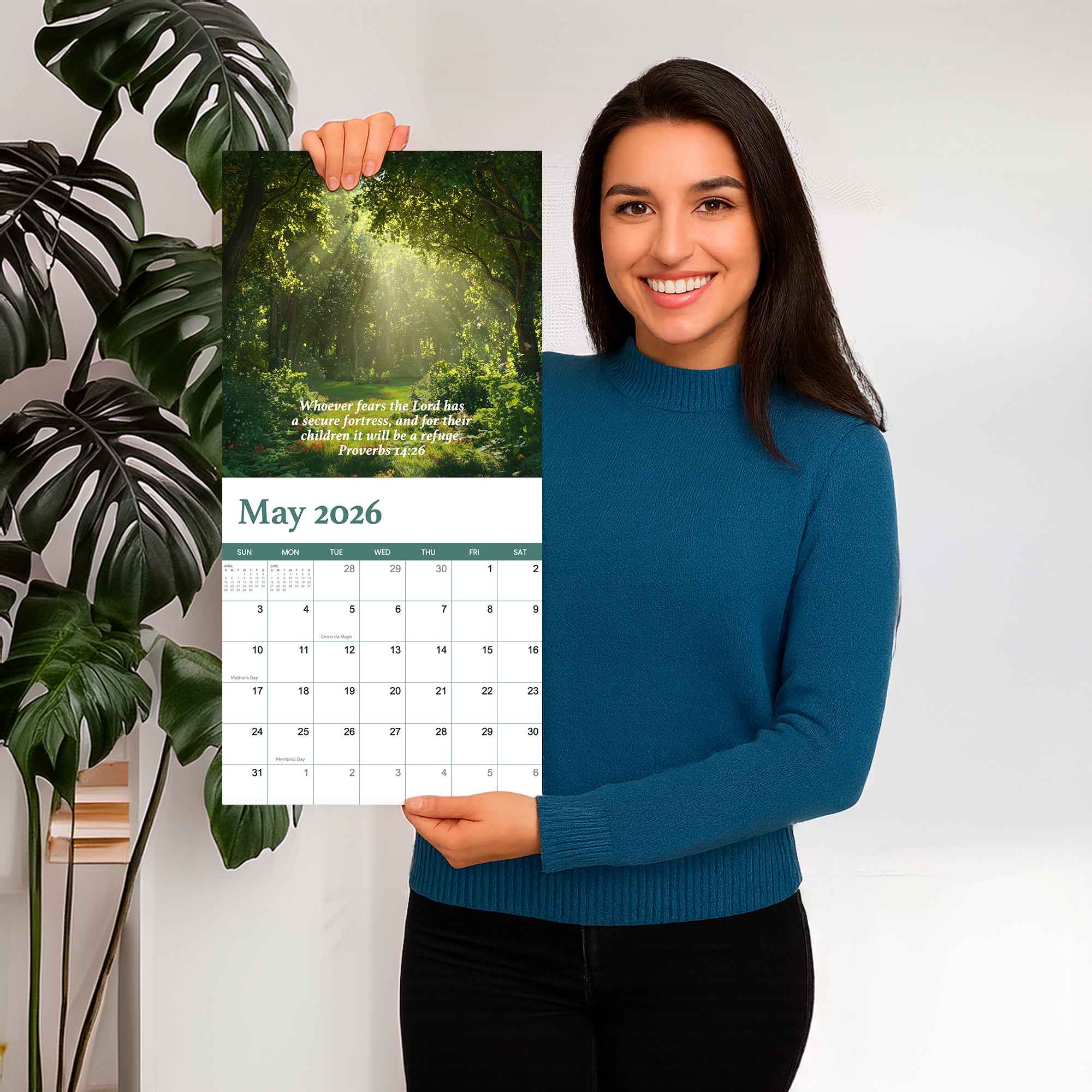 2026 Bible Verse Wall Calendar