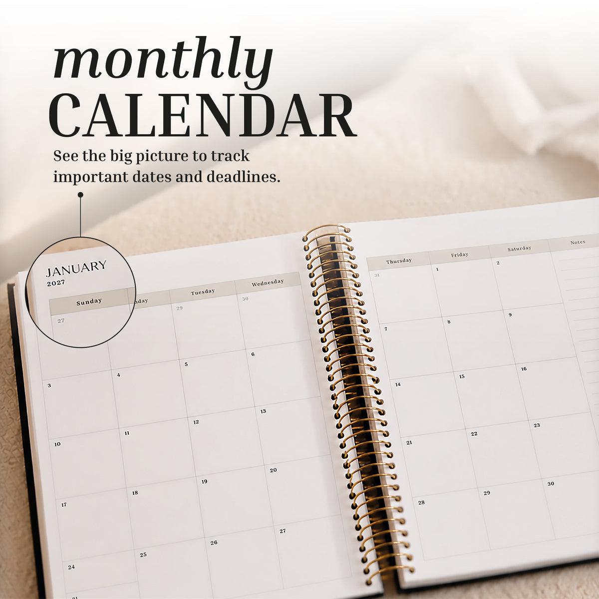Dated Weekly Planner