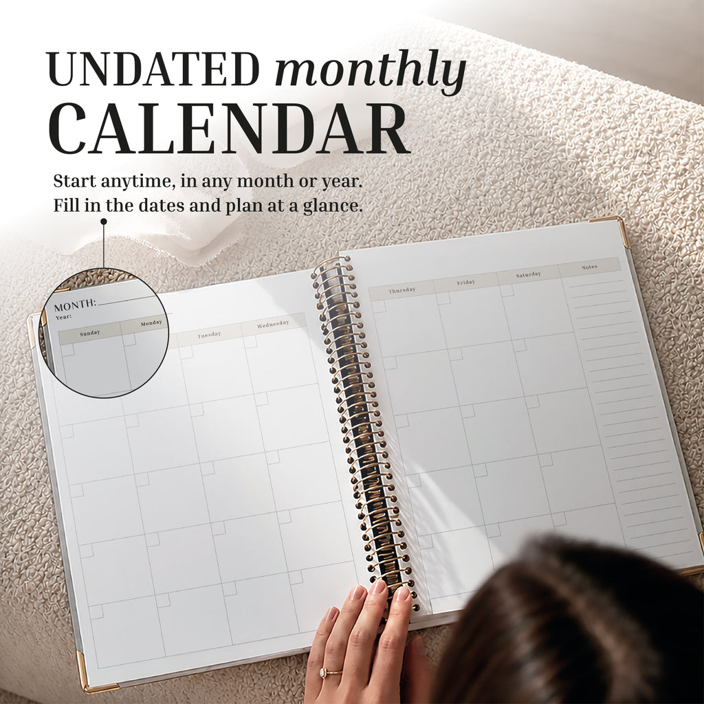 Undated Weekly Planner