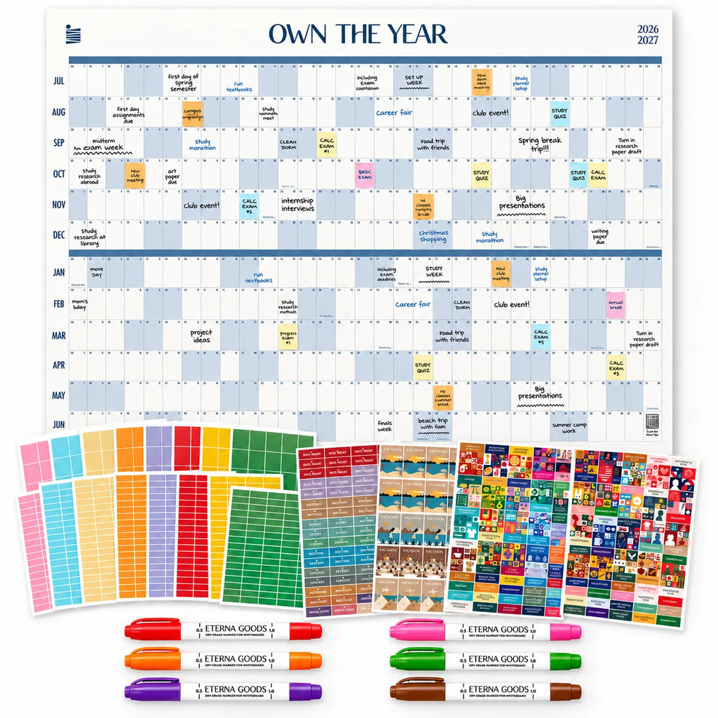 Ultimate 26/27 Academic Own The Year Calendar Bundle