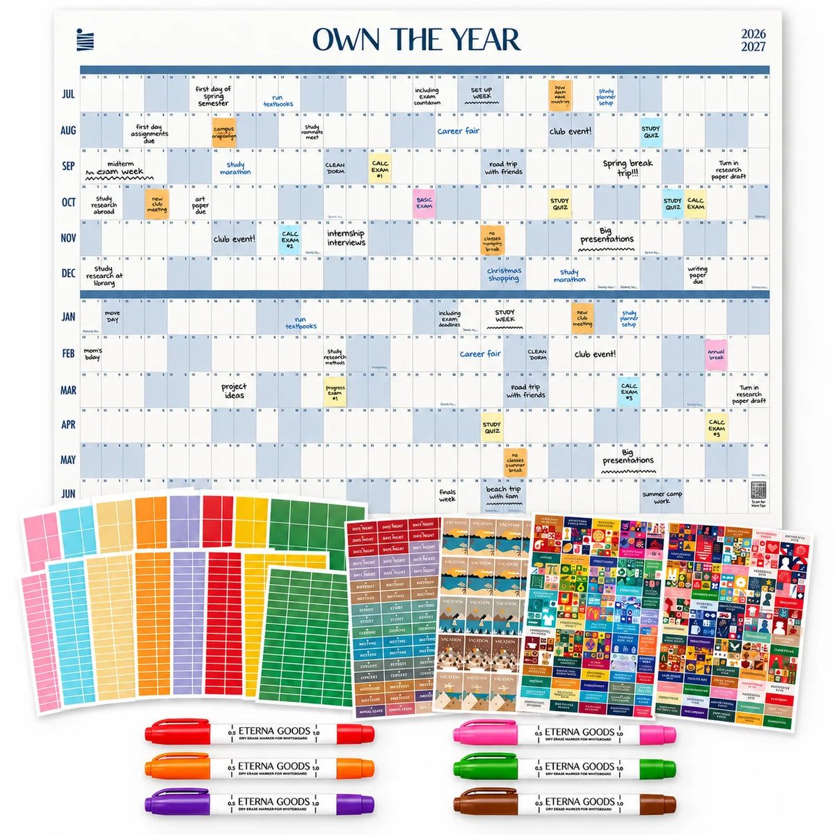 Ultimate 26/27 Academic Own The Year Calendar Bundle