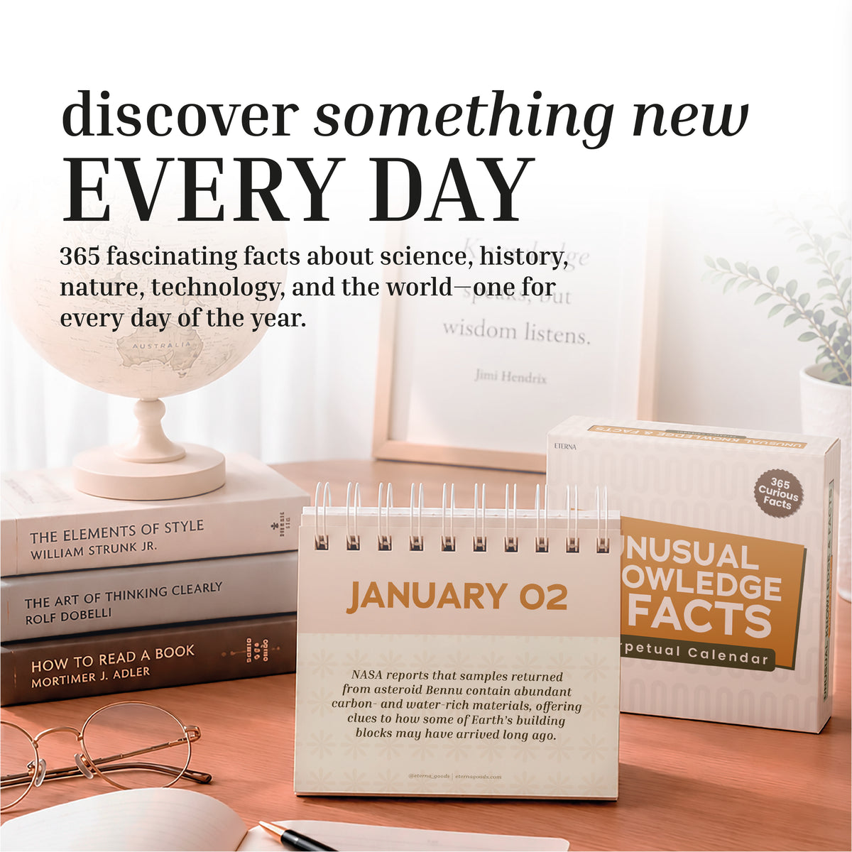 Perpetual Unusual Knowledge & Facts Perpetual Calendar