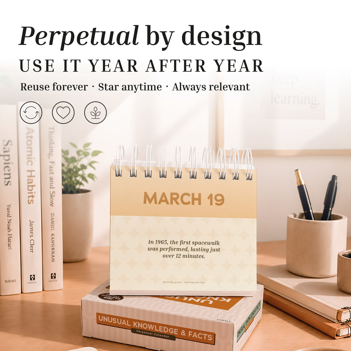 Perpetual Unusual Knowledge & Facts Perpetual Calendar