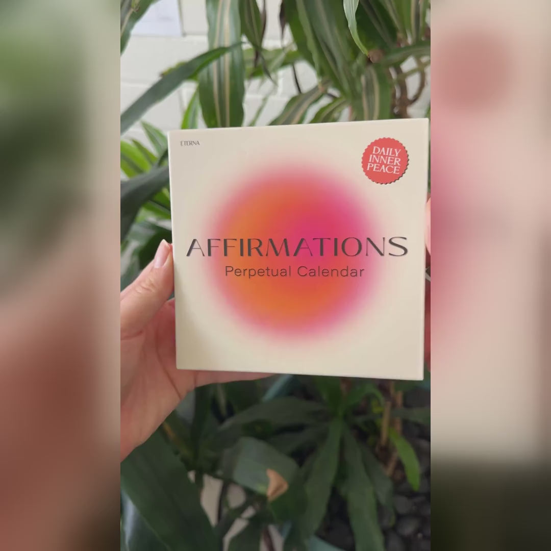 Perpetual Affirmations Calendar